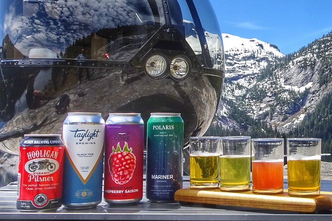 Backcountry Beer Tasting Heli-Tour & Landing (Depart SKY Hangar) - From Pitt Meadows to the Coast Mountains