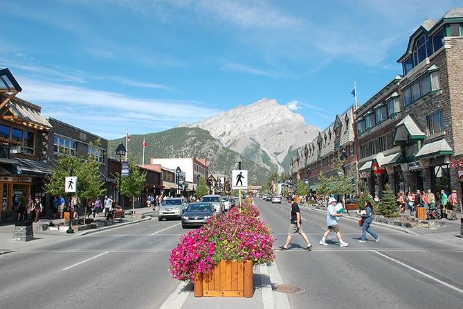 Circle West - Canadian Rockies Round Trip Bus Tour From Vancouver - Day 3: Banff, Sulphur Mountain, and the famous lakes