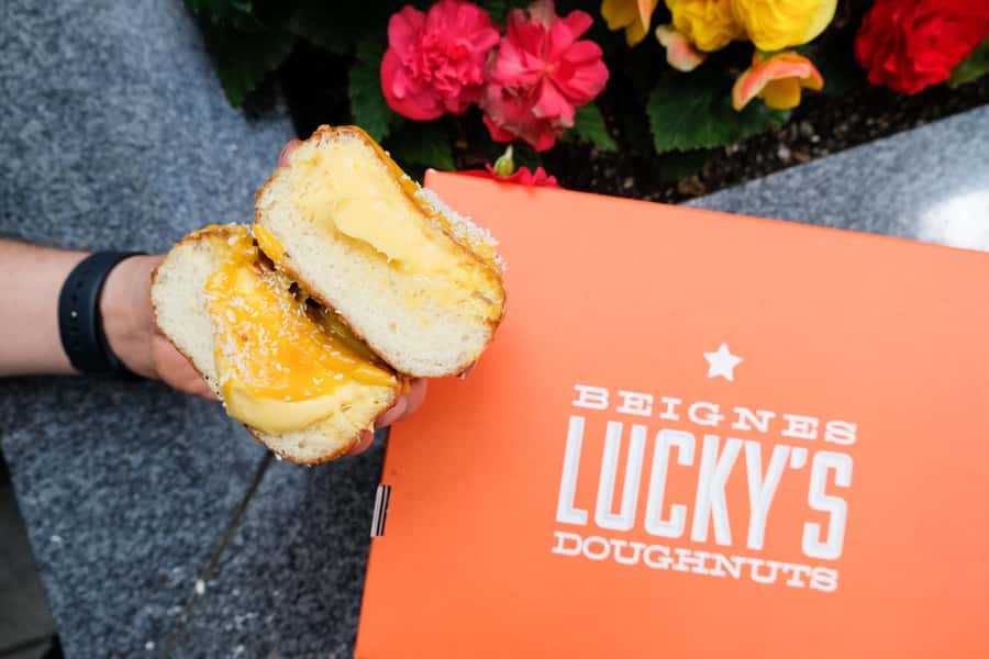 Downtown Vancouver Donut Adventure by Underground Donut Tour - Downtown streets on the way to Breka Bakery