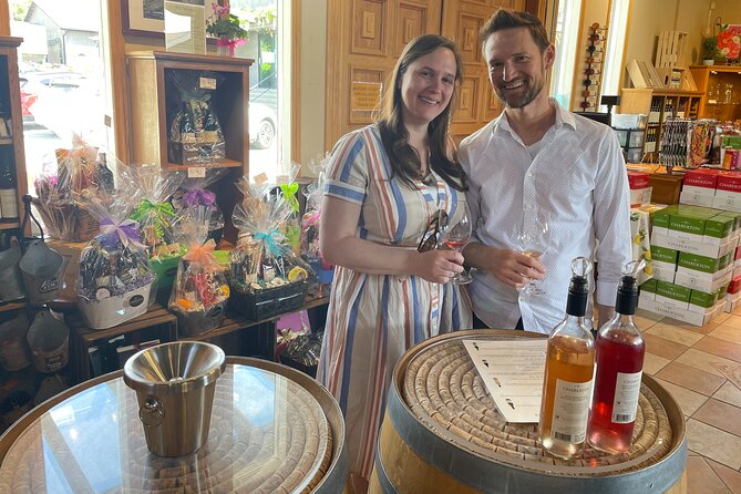 Elegance Unforgettable Tesla Wine Tour & Lunch - Backyard Vineyards Finishes With BC Grapes