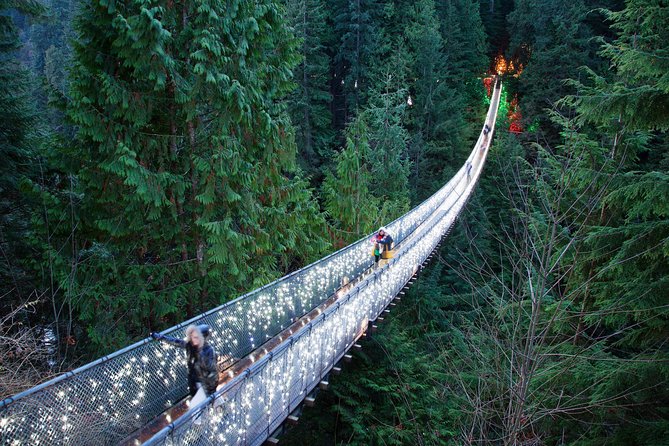 Explore Vancouver City & Capilano Suspension Bridge Canyon Lights - Starting downtown at Canada Place