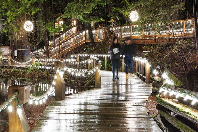 Explore Vancouver City & Capilano Suspension Bridge Canyon Lights - Stanley Park and the Brockton Point totem poles