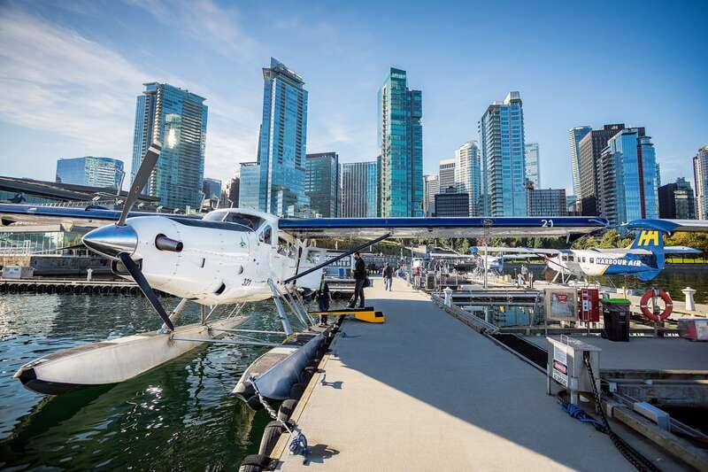 From Vancouver: Day Trip in Whistler Seaplane Day Trip - Taking off from Vancouver Harbour