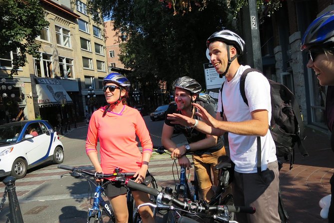 Gastown, Chinatown & Granville Island - Vancouver Bike Tours - Burrard Inlet, English Bay, and the Inukshuk