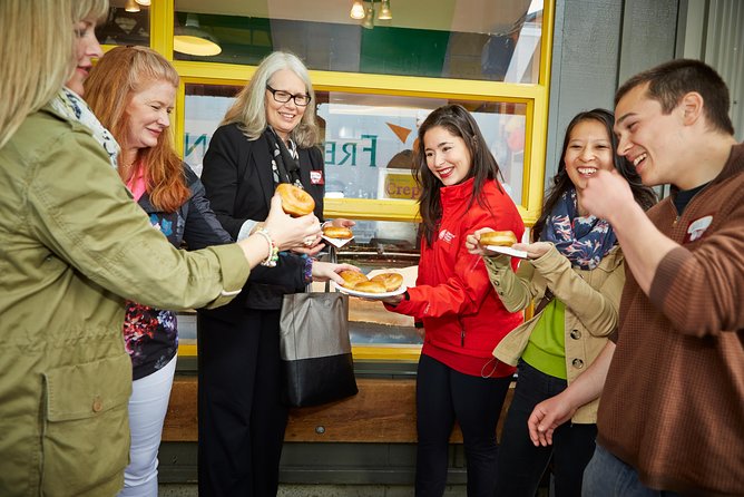 Granville Island Market Food Tour by Vancouver Foodie Tours - Lee’s Donuts adds a sweet market classic