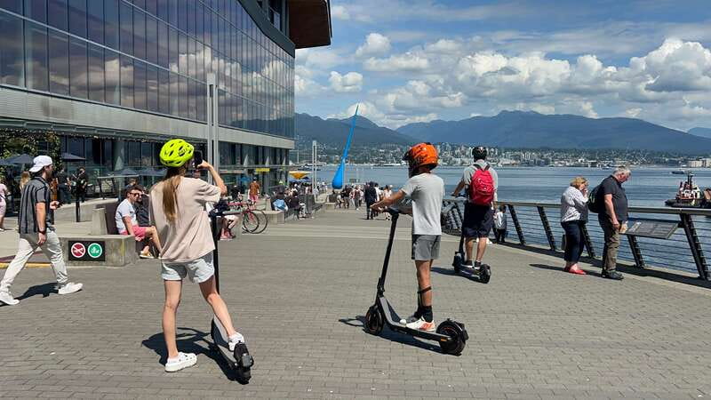 Great Vancouver EUC & E-scooters loop tour - Gastown to the Convention Center waterfront