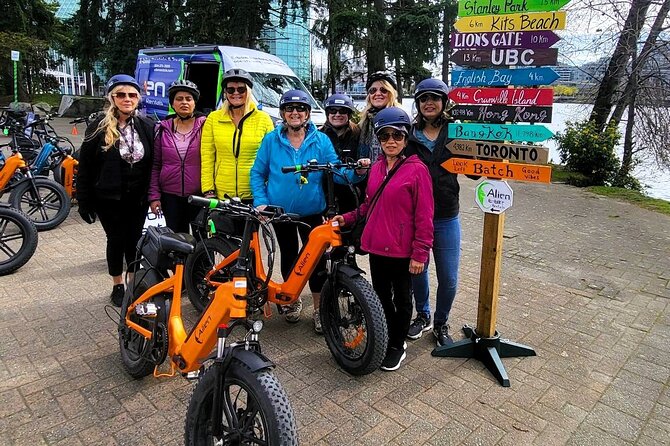 Guided E-Bike Tour Stanley Park and Hidden Gems - Small Groups - Starting at the Plaza of Nations