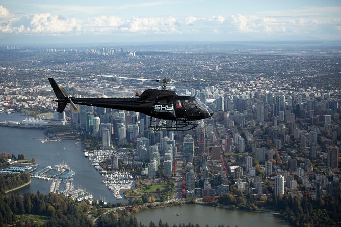 Helicopter Tour of Vancouver City (Depart SKY Hangar) - Beaches, Burrard Inlet, and the North Shore Mountains
