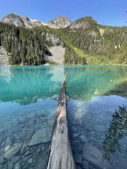 Joffre Lakes/ Hiking Day Trip - Upper Joffre Lake earns the final climb