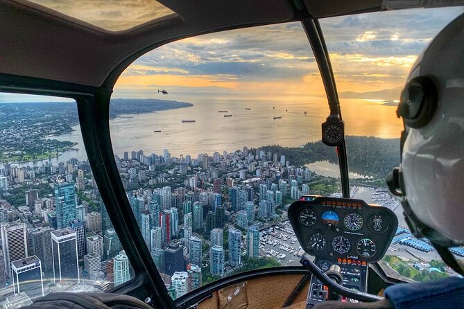 Pre/Post Cruise Helicopter Vancouver City Tour with Hotel Pickup - Vancouver from the ground, then from the sky
