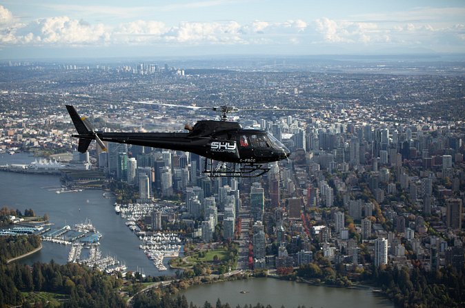 Pre/Post Cruise Helicopter Vancouver City Tour with Hotel Pickup - Cruise ships, beaches, and the working waterfront