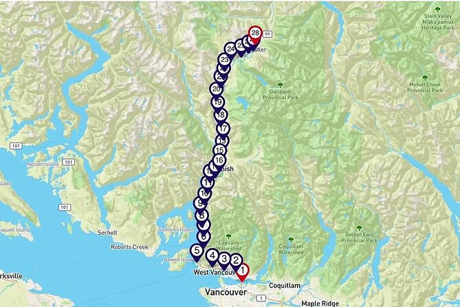 Sea to Sky Highway: a Smartphone Audio Driving Tour - Approaching Whistler Mountain