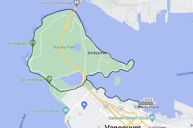 Small Group Stanley Park and Coal Harbour Segway Tour - Beaches, rocks, and the seawall