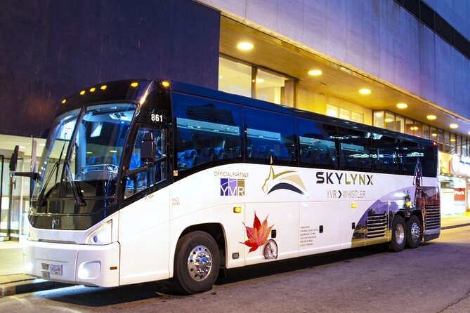 Squamish to-or-from Whistler by Bus (Single trip) - The Vancouver connection for longer journeys