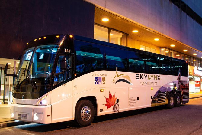 Squamish to-or-from Whistler by Bus (Single trip) - Starting at Squamish Adventure Centre