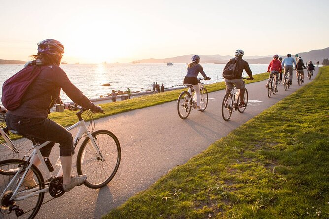 Stanley Park & Vancouver City Highlights 4 Hour Bike Tour 2 in 1 - Crossing False Creek by Aquabus