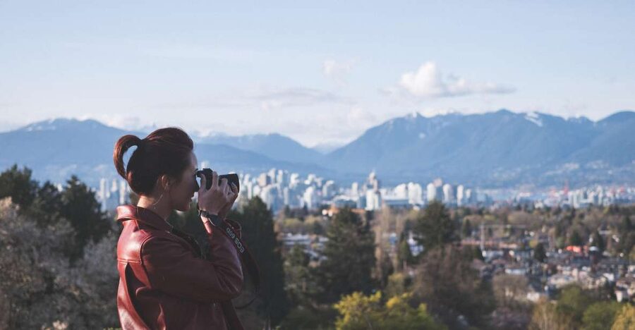 Sunset Bus Tour: Stanley Park & English Bay Photostops - The long downtown ride between the two photo stops