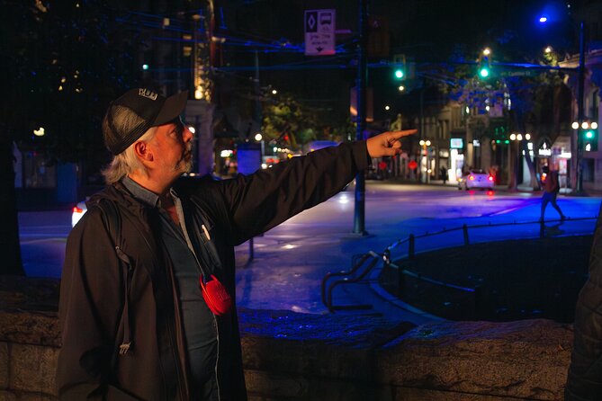 The Haunting of Vancouver Film Tour - Meeting your guide beneath the Vancouver Art Gallery