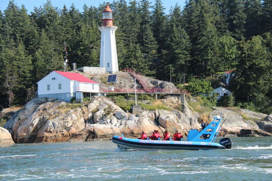 Vancouver: City and Seal Boat Tour - Lighthouse Park and the West Vancouver shore