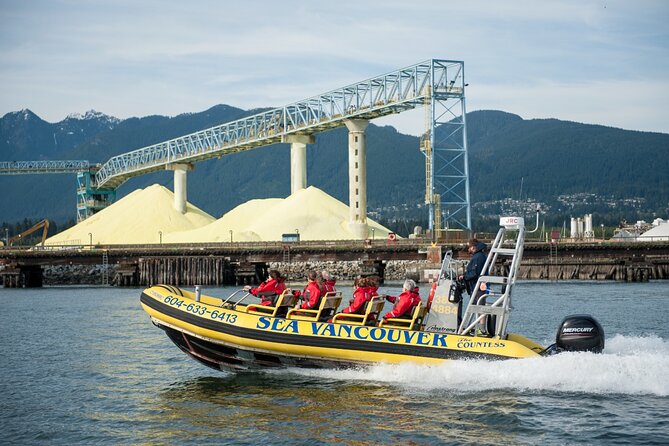 Vancouver City and Waterfall Waterfront Sightseeing Boat Tour - What riding in the Zodiac is really like