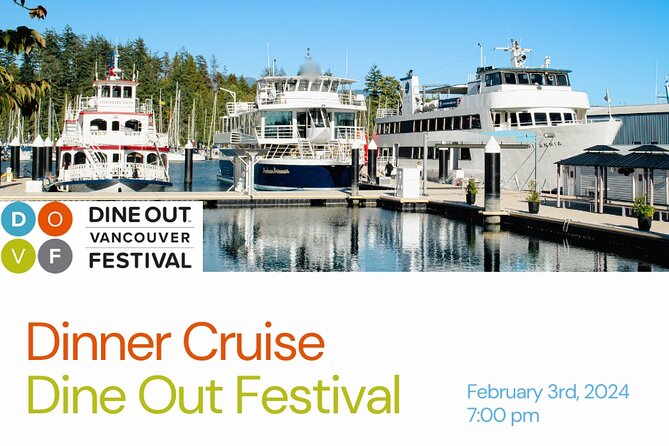 Vancouver Evening Dinner Cruise - A sunset departure beside Stanley Park