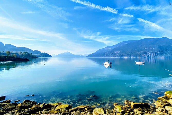 Vancouver family tour Squamish with Porteau Cove and Britannia Mine Private - North Shore viewpoints show the city from another angle