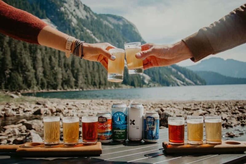 Vancouver: Helicopter Tour with Backcountry Beer Tasting - From city base to Coast Mountain air