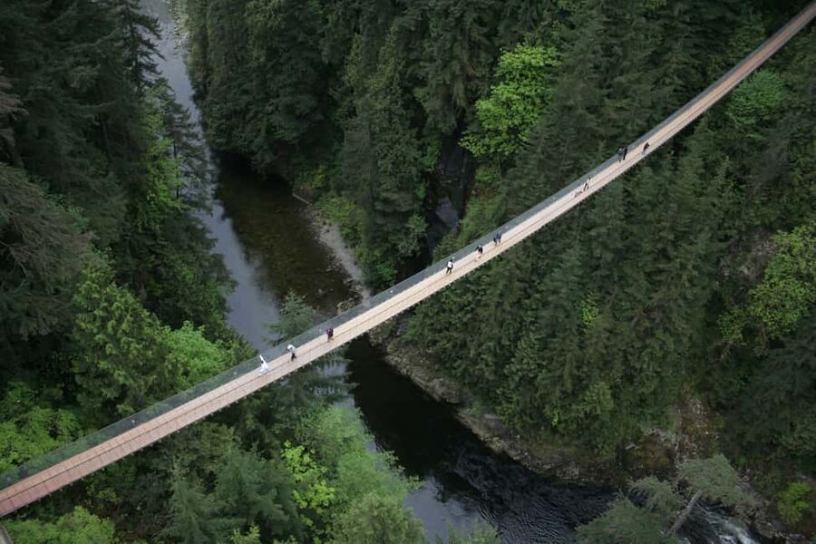 Vancouver Highlights: Capilano Bridge & Granville Island - Downtown Vancouver, Canada Place, and Robson Street
