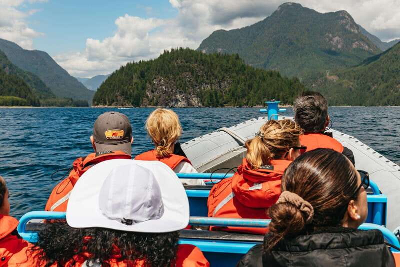 Vancouver: Indian Arm and Granite Falls Zodiac Boat Tour - From Granville Island to the open water