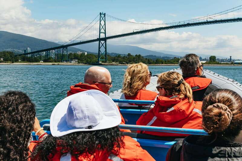 Vancouver: Indian Arm and Granite Falls Zodiac Boat Tour - Vancouver Harbor’s working side