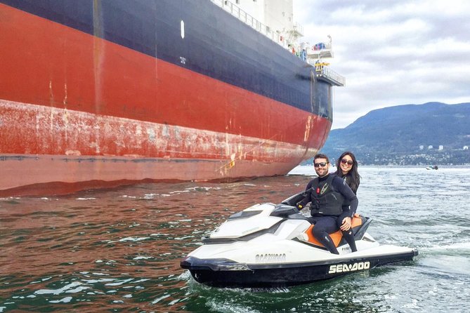 Vancouver Jet Ski Rental from Granville Island - Howe Sound and the route toward Bowen Island