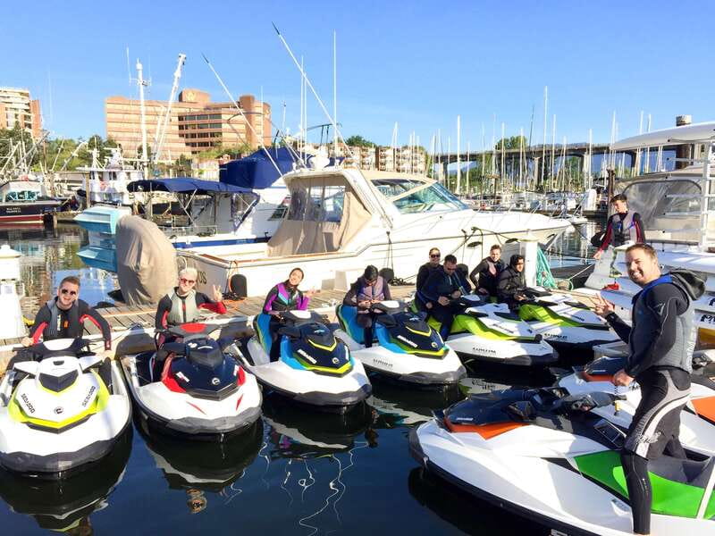 Vancouver: Ocean Jetski Morning Tour - Leaving Granville Island for open coastal water