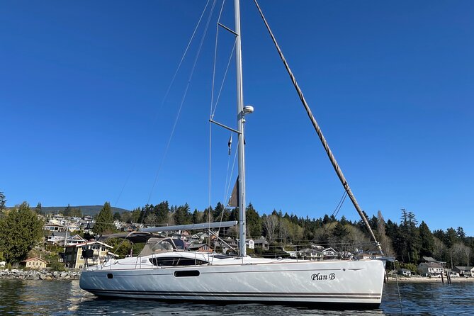 Vancouver Sailing Experience on a 50 foot Sailboat - Point Atkinson, West Vancouver, and Howe Sound views