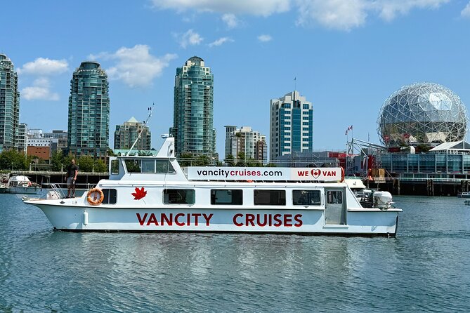 Vancouver Sightseeing Boat Cruise with Live Tour Guide - Live guides, snacks, and the feel onboard