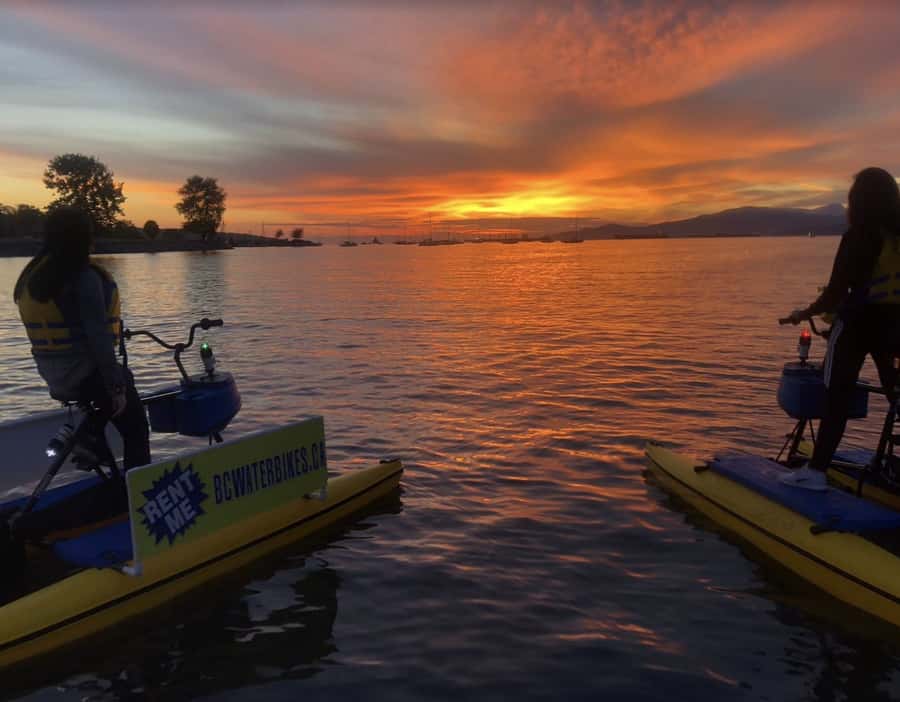 Vancouver: Water Bike Rental in False Creek - Who will enjoy this False Creek outing