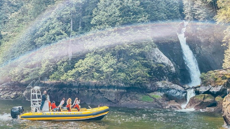 Vancouver: Waterfront Sightseeing Tour - City and Waterfall - Deep Cove, Buntzen Powerhouse, and the waterfall stops
