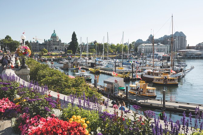 Victoria City Highlights Pedal or E-Bike Tour - Hoods & Legends - Starting at Huntingdon Manor beside the Inner Harbour